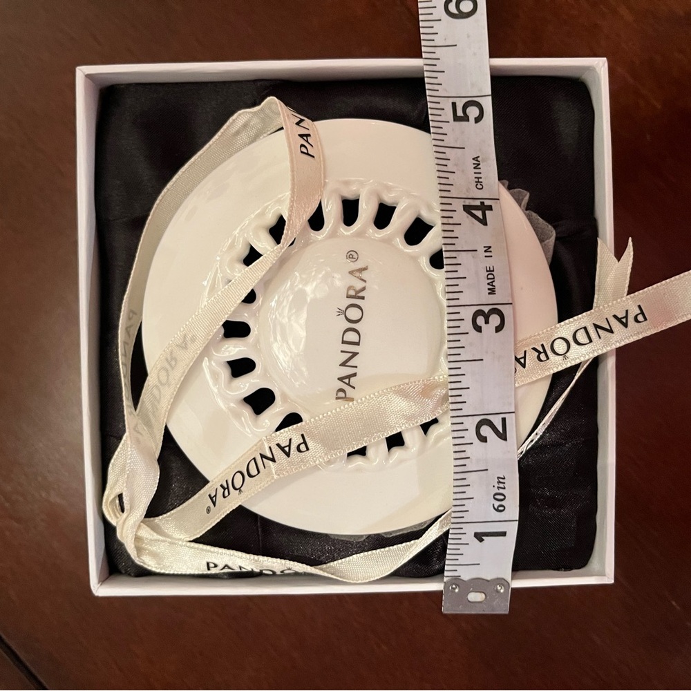 BNIB never used Large Ceramic Pandora Jewelry Box.-OBO